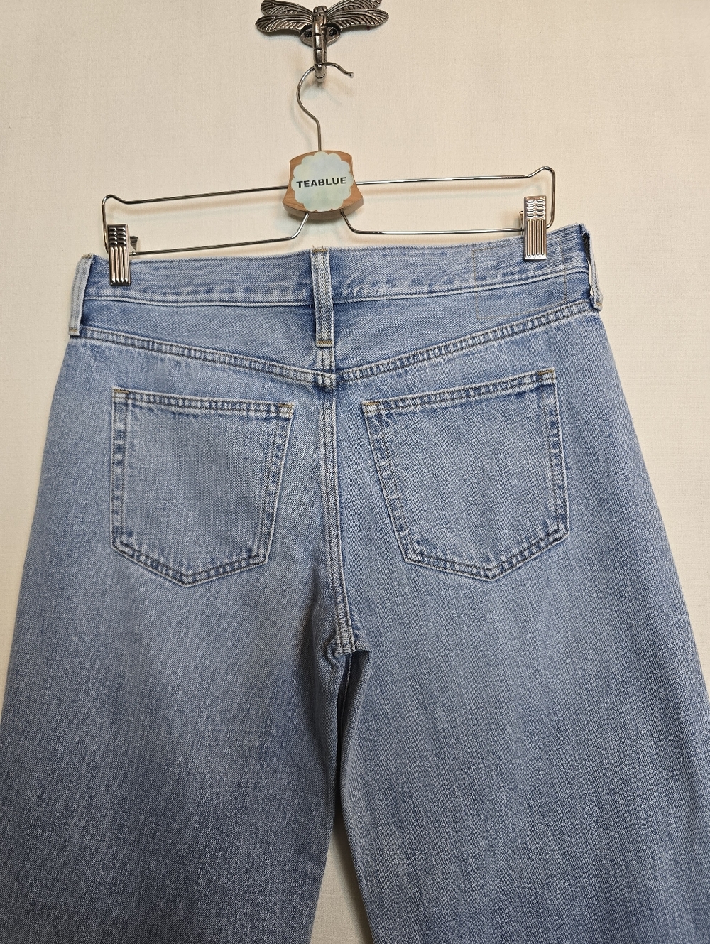 J.Crew '84 Low Rise Wide Leg Jeans Size 27P In Synniva 27 P - Picture 9 of 13